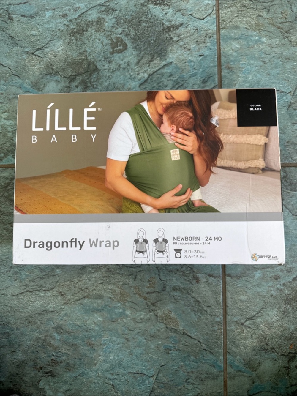 Lillebaby Dragonfly Wrap - New Newborn -24 Months Black